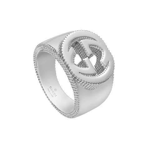 gucci ring womens silver|Gucci sterling ring.